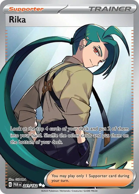 241/182 Rika Paradox Rift Pokémon Card