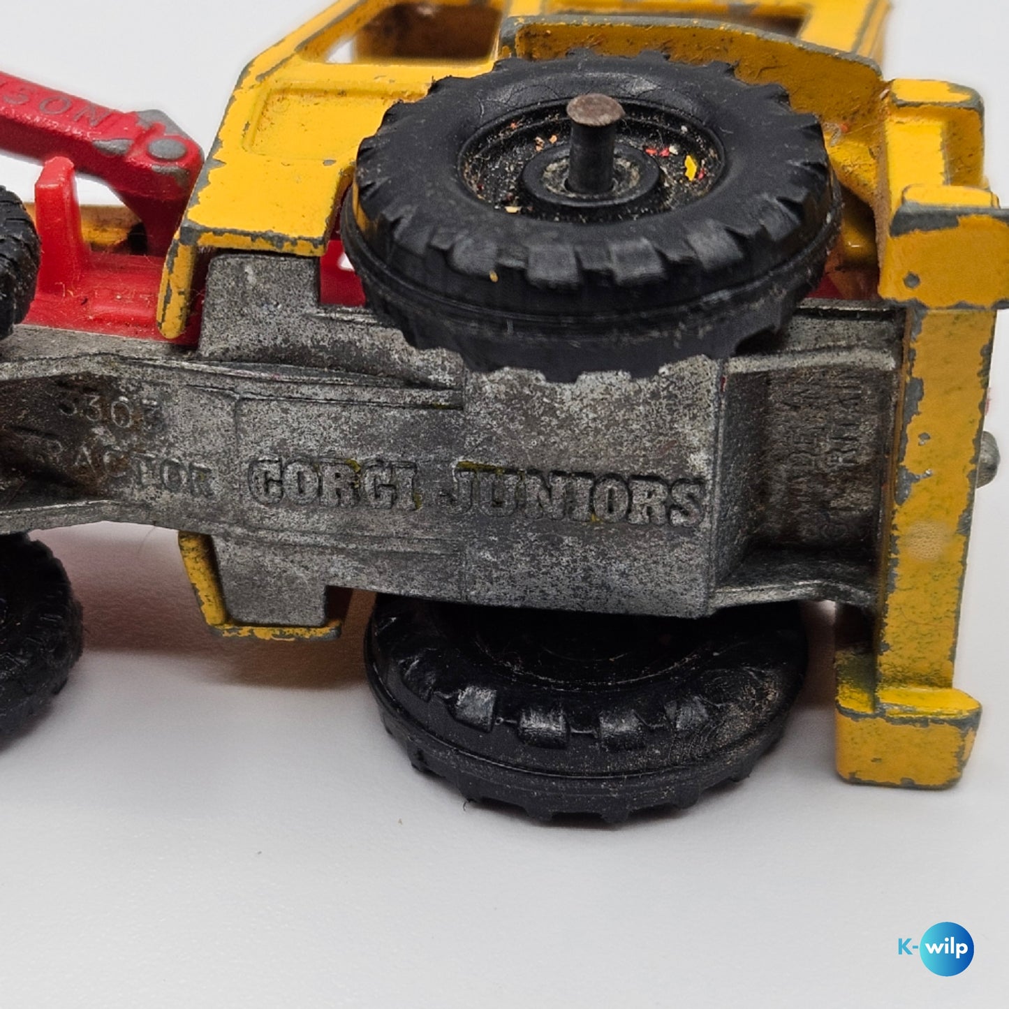 Massey Furguson 3303 Tractor With Angeldozer #43 Corgi Juniors 1:64 Scale Die-Cast (Loose)