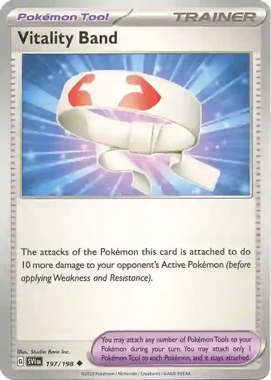 197/198 Vitality Band Scarlet & Violet Base Set Pokémon Card