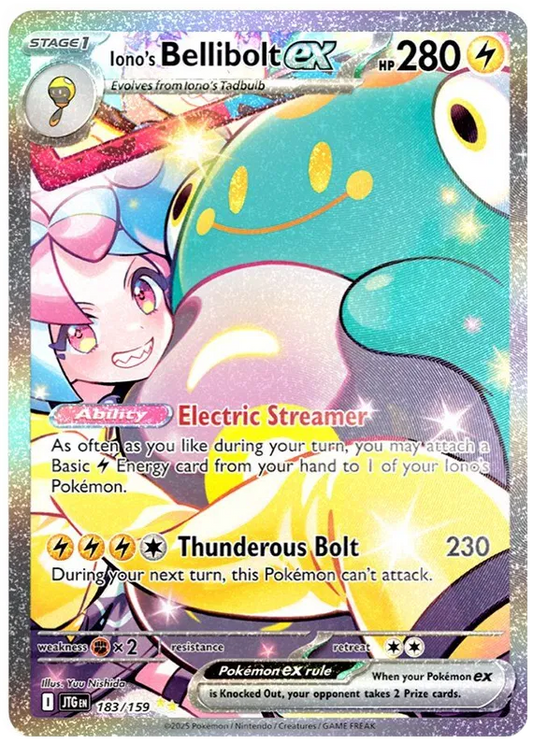 183/159 Iono's Bellibolt ex Journey Together Pokémon Card