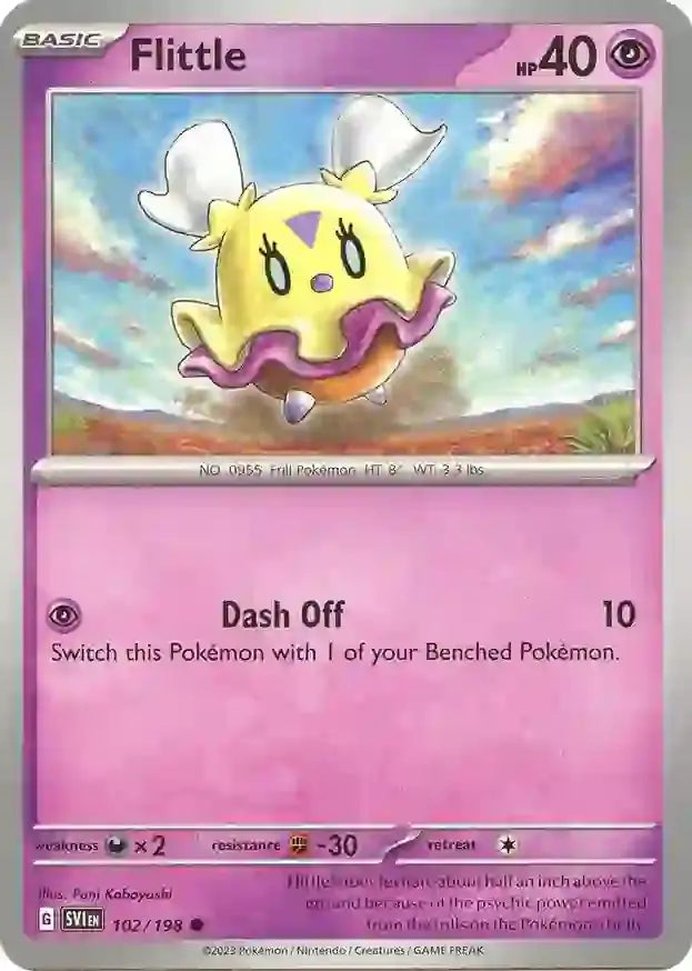 102/198 Flittle Scarlet & Violet Base Set Pokémon Card