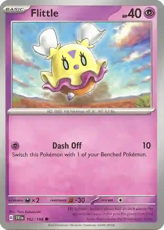 102/198 Flittle Scarlet & Violet Base Set Pokémon Card