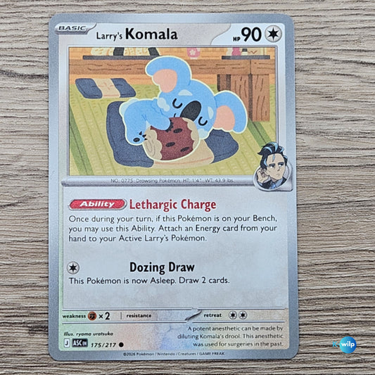 175/217 Larry's Komala Ascended Heroes Pokémon Trading Card