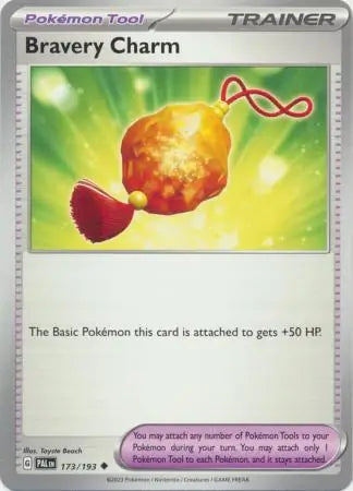 173/193 Bravery Charm Paldea Evolved Pokémon Card