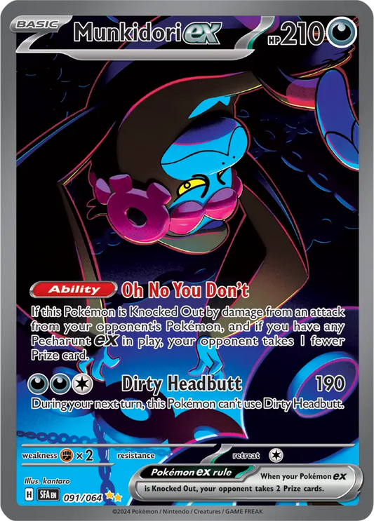 091/064 Munkidori Shrouded Fable Pokémon Card