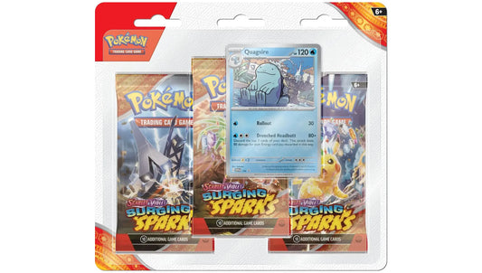 Surging Sparks 3 Pack Blister Quagsire