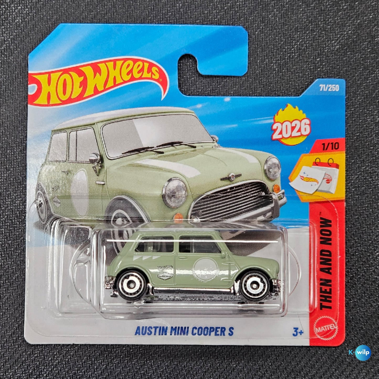 71/250 Austin Mini Cooper S Then And Now 2026 Mainline Hot Wheels Short Card Mattel
