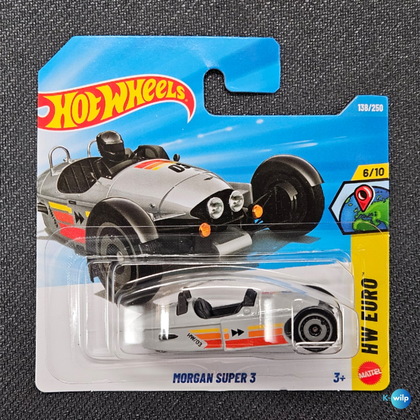 138/250 Morgan Super 3 HW Euro 2026 Mainline Hot Wheels Short Card Mattel.