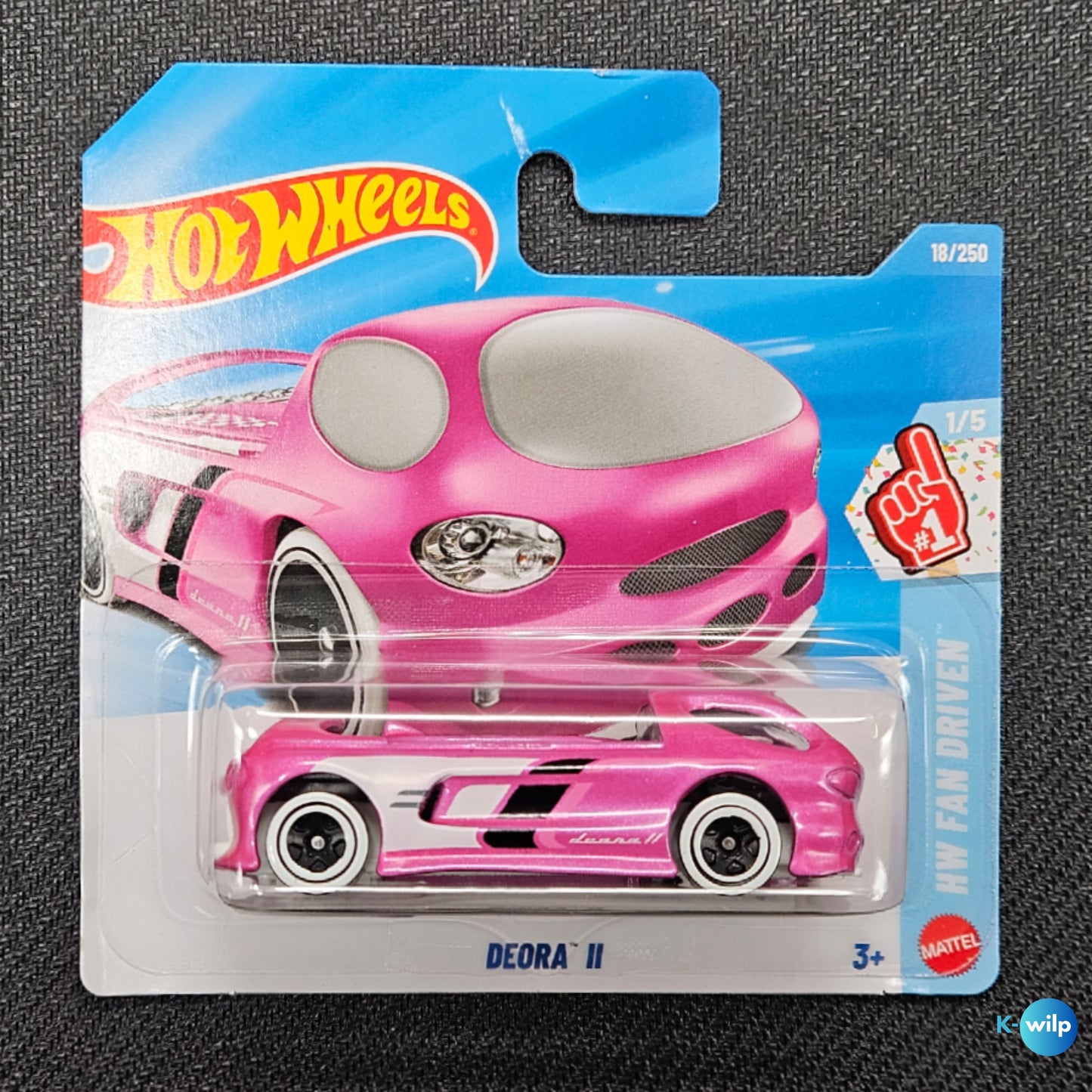 18/250 Deora II HW Fan Driven 2026 Mainline Hot Wheels Short Card Mattel