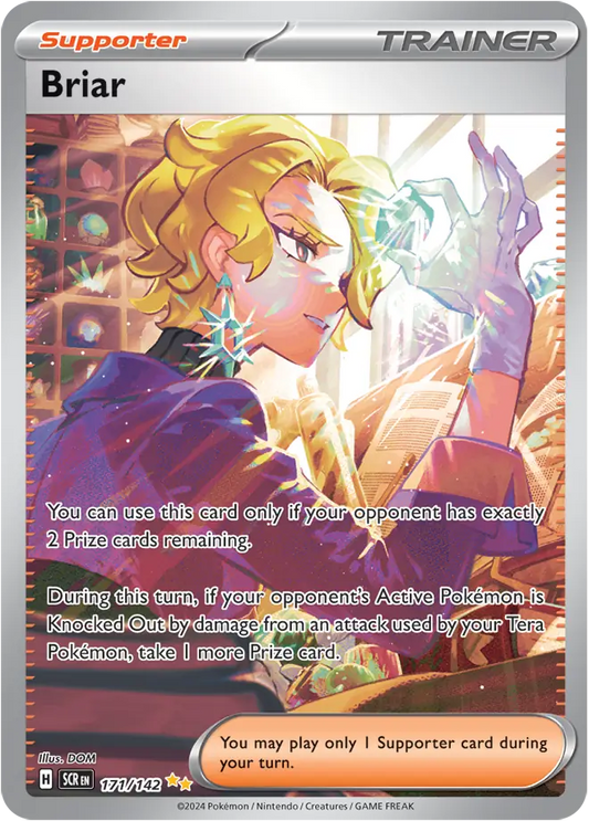 171/142 Briar Stellar Crown Pokémon Card