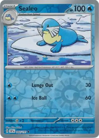 044/191 Sealeo Reverse Holo Surging Sparks Pokémon Card