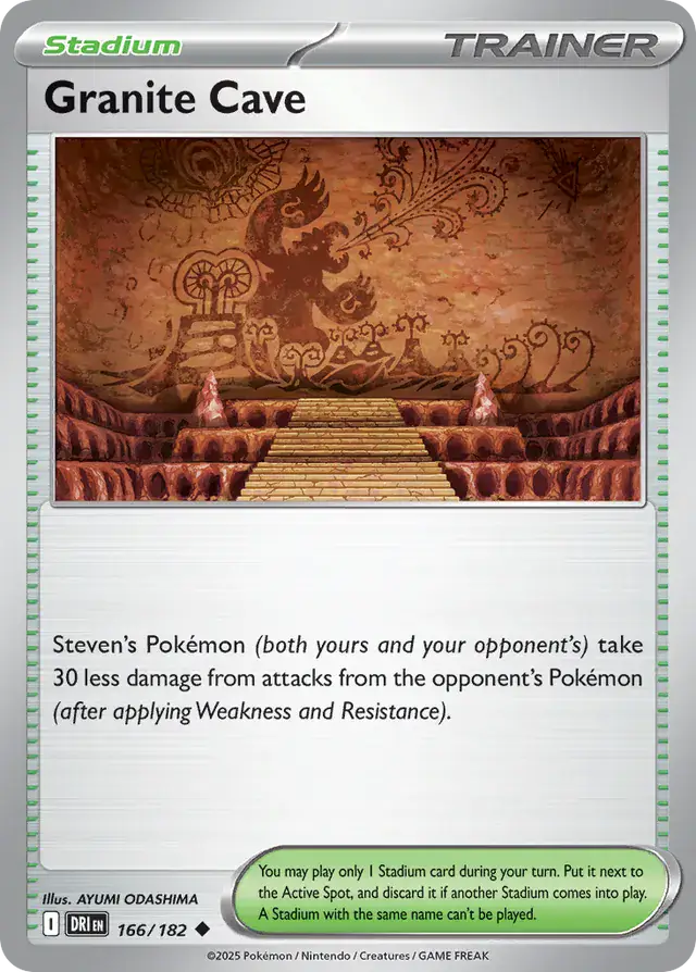 166/182 Granite Cave Destined Rivals Pokémon Card