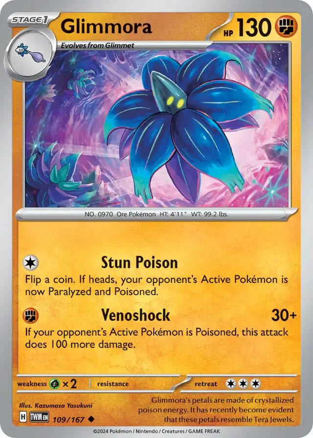 109/167 Glimmora Twilight Masquerade Pokémon Card