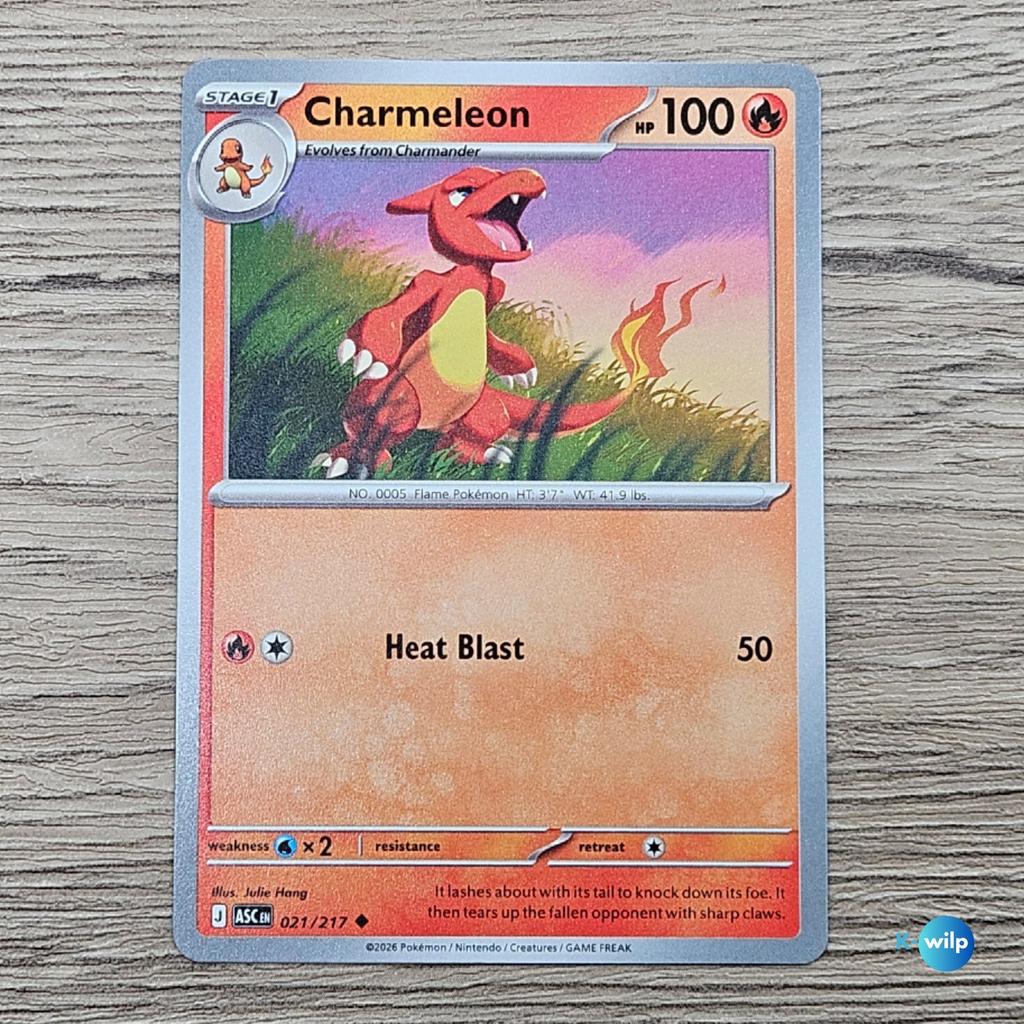021/217 Charmeleon Ascended Heroes Pokémon Trading Card