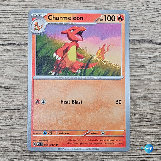 021/217 Charmeleon Ascended Heroes Pokémon Trading Card