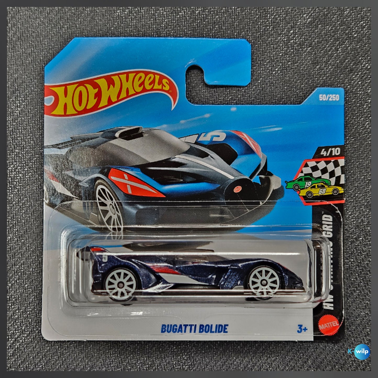 50/250 Bugatti Bolide HW Starting Grid 2026 Mainline Hot Wheels Short Card Mattel