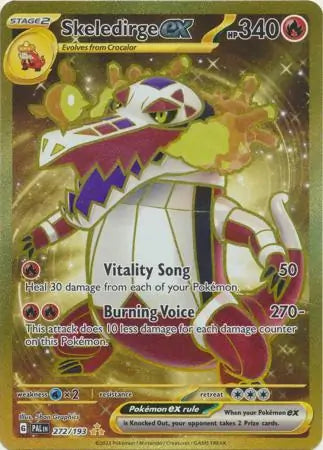 272/193 Skeledirge ex Paldea Evolved Pokémon Card