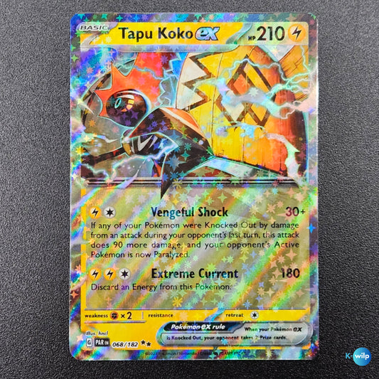 Tapu Koko ex 068/182 Paradox Rift English Pokémon Trading Card