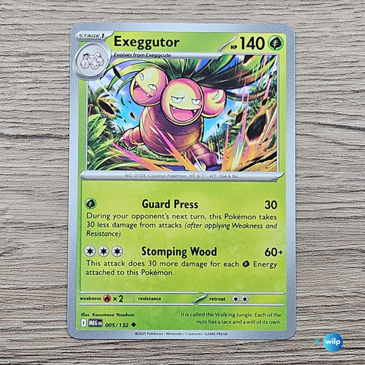 005/132 Exeggutor Mega Evolution Pokémon Card