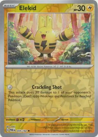 059/182 Elekid Reverse Holo Paradox Rift Pokémon Card