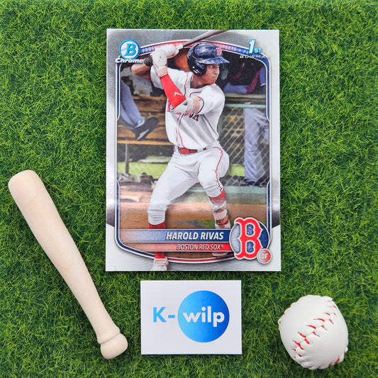 BCP-216 Harold Rivas Boston Red Sox - Prospects Bowman Chrome Topps Baseball Trading Card