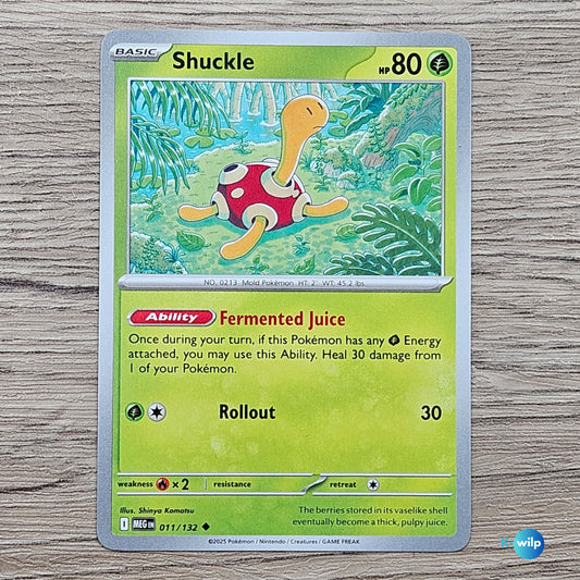 011/132 Shuckle Mega Evolution Pokémon Card