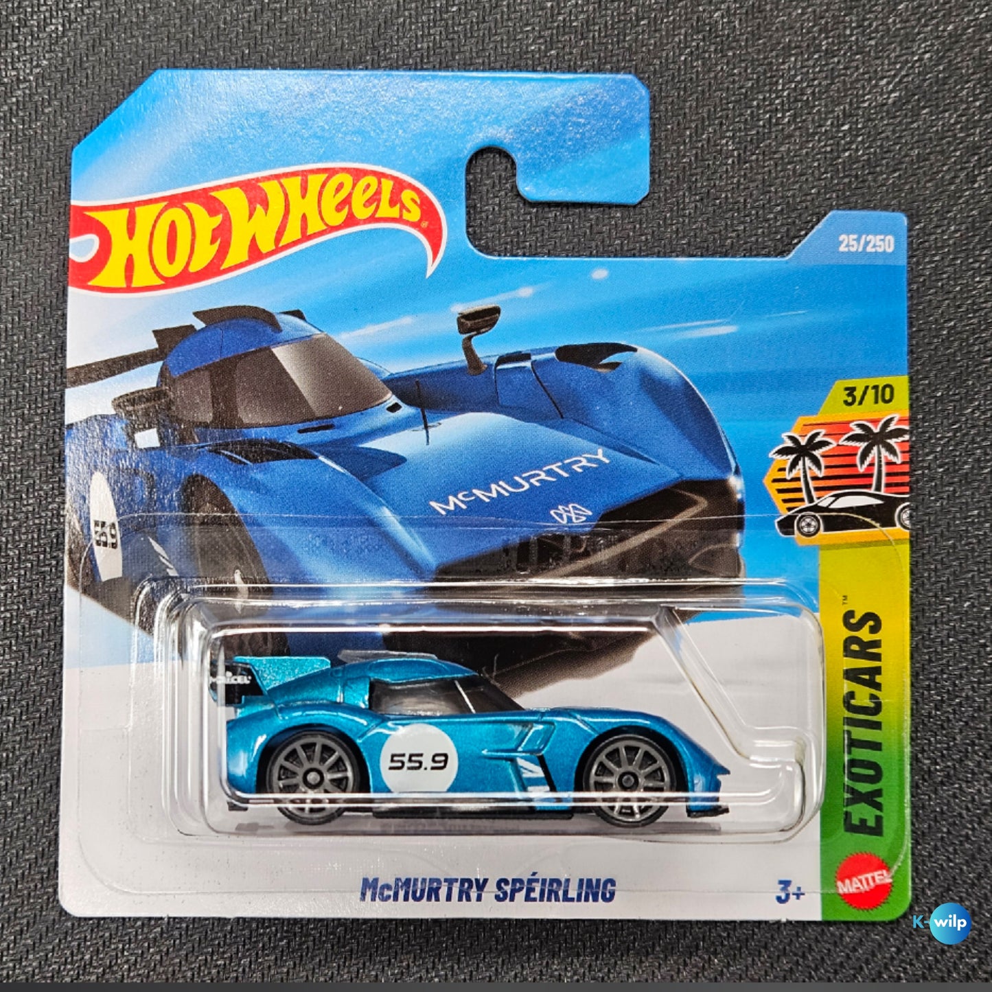 25/250 McMurtry Spéirling Exoticars 2026 Mainline Hot Wheels Short Card Mattel