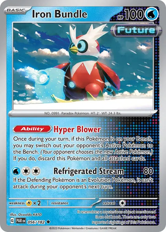 056/182 Iron Bundle Paradox Rift Pokémon Card