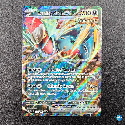 Roaring Moon ex 124/182 Paradox Rift English Pokémon Trading Card