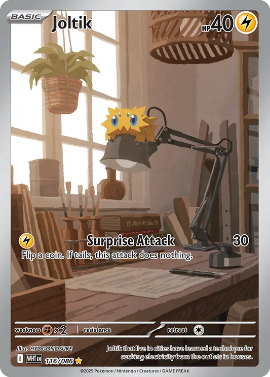116/086 Joltik White Flare Pokémon Card