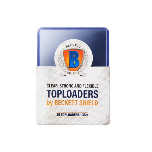Beckett Shield Toploaders 35pt x25 Toploaders Per Pack