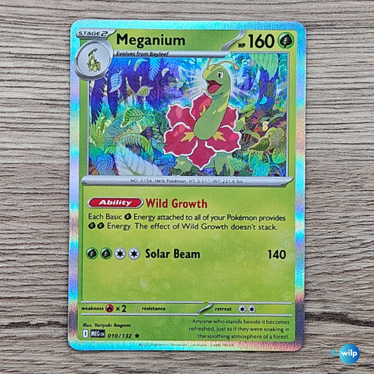 010/132 Meganium Mega Evolution Pokémon Card