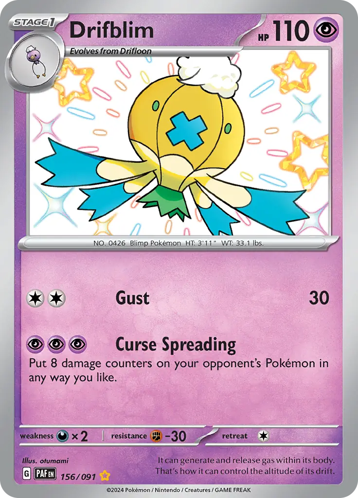 157/091 Mime Jr. Paldean Fates Pokémon Card