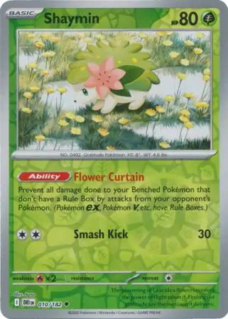 010/182 Shaymin Reverse Holo Destined Rivals Pokémon Card