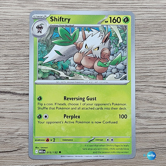 015/132 Shiftry Mega Evolution Pokémon Card
