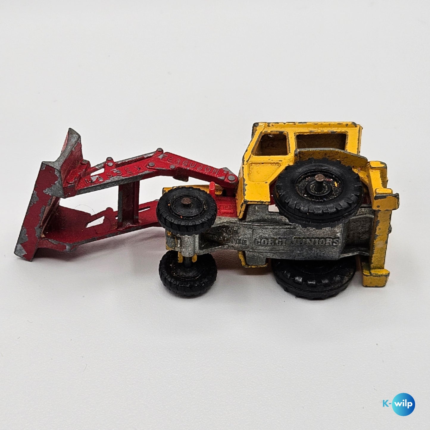 Massey Furguson 3303 Tractor With Angeldozer #43 Corgi Juniors 1:64 Scale Die-Cast (Loose)