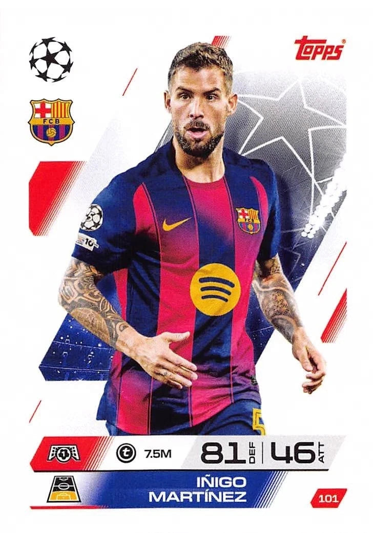 101 Iñigo Martínez (FC Barcelona)