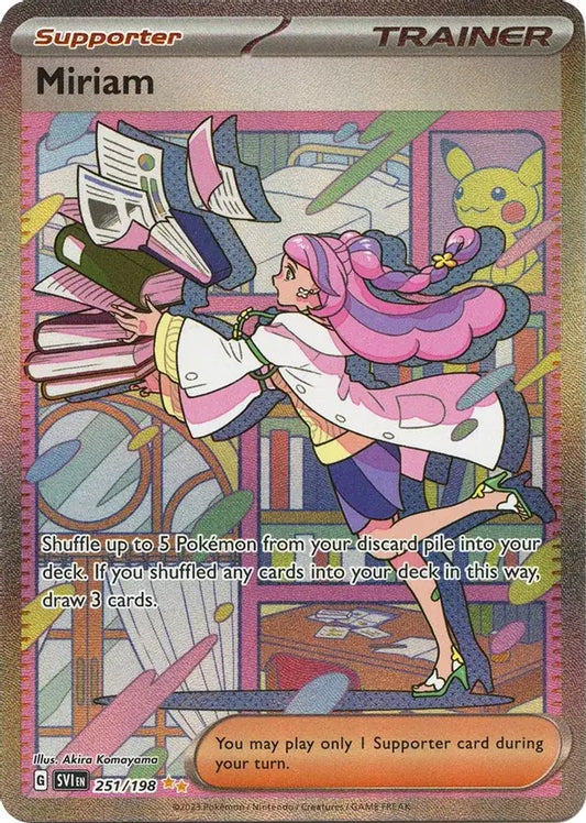 251/198 Miriam Scarlet & Violet Base Set Pokémon Card