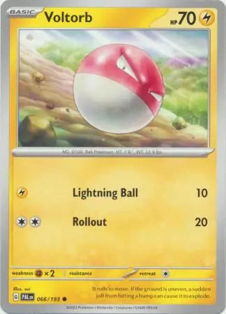 066/193 Voltorb Paldea Evolved Pokémon Card
