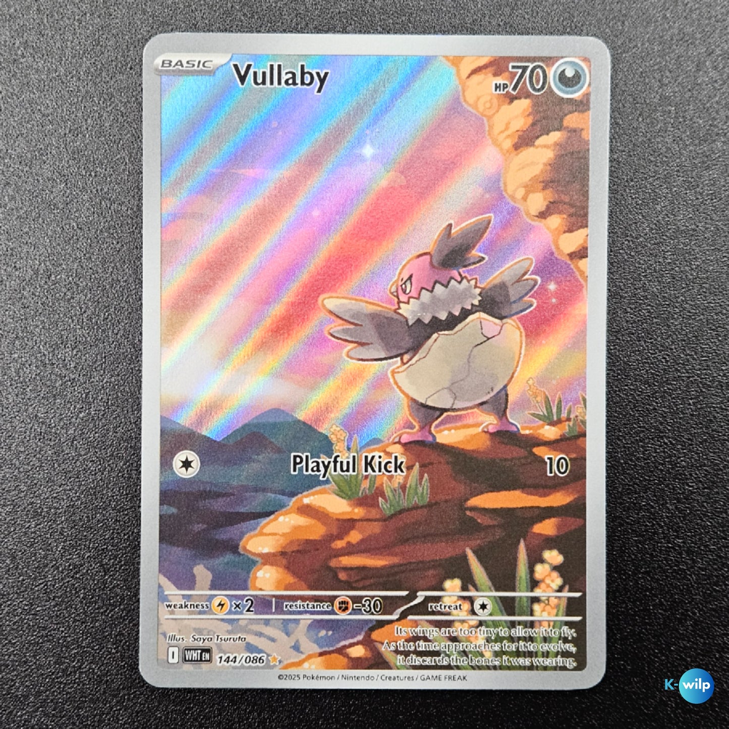 Vullaby 144/086 White Flare English Pokémon Trading Card