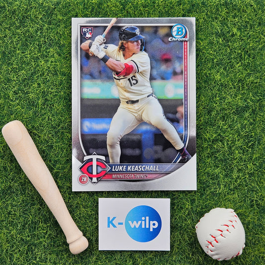061 Luke Keaschall - Minnesota Twins RC 2025 Bowman Chrome Topps Baseball Trading Card