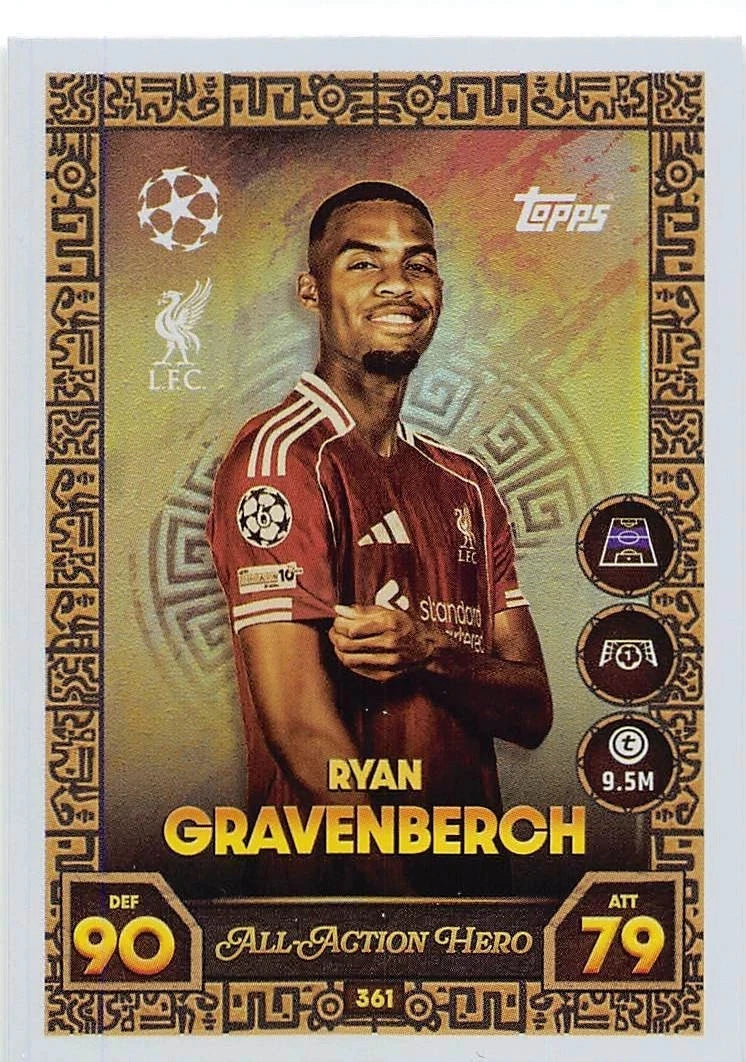 361 Ryan Gravenberch (Liverpool) All-Action Hero