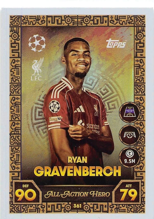 361 Ryan Gravenberch (Liverpool) All-Action Hero