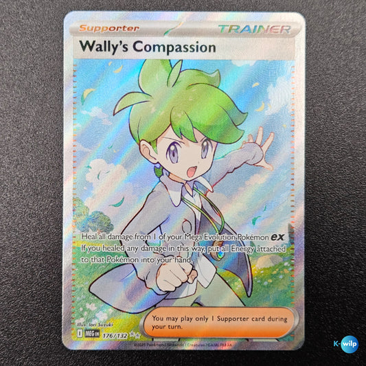 Wally's Compassion 176/132 Mega Evolution English Pokémon Trading Card