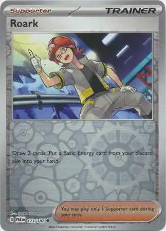 173/182 Roark Reverse Holo Paradox Rift Pokémon Card