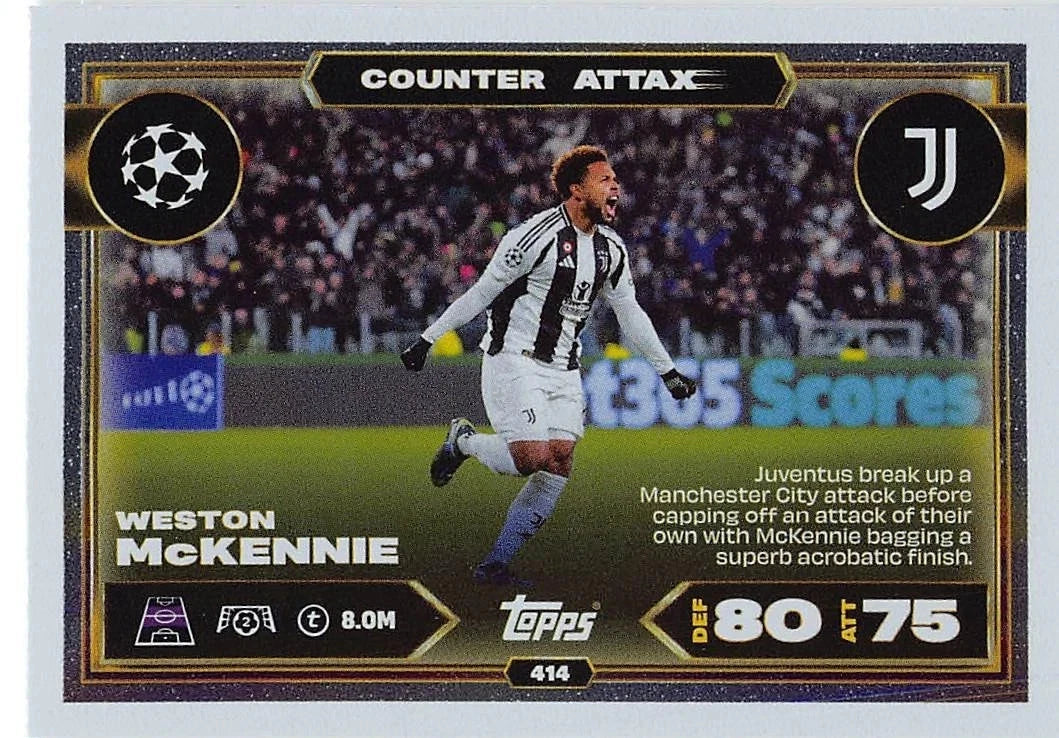 414 Weston McKennie (Juventus) Counter Attax