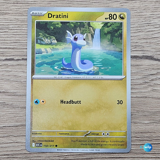 150/217 Dratini Ascended Heroes Pokémon Trading Card