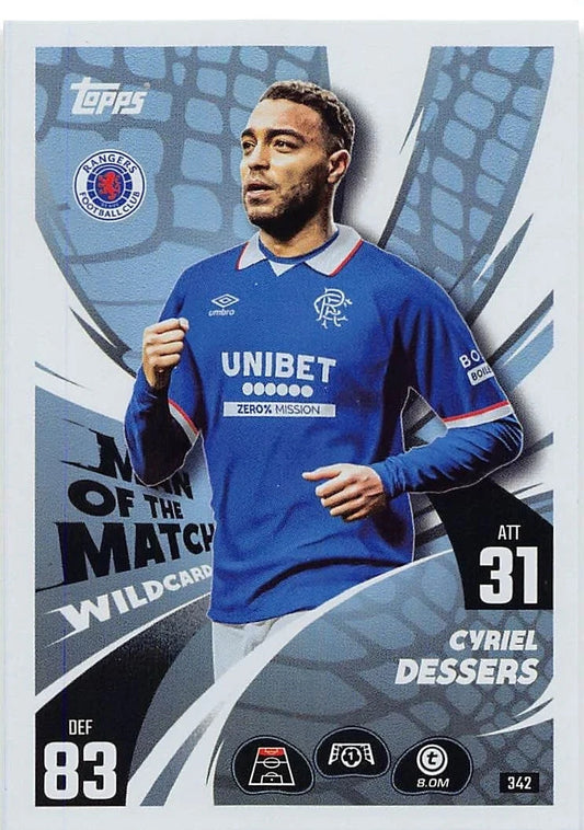 342 Cyriel Dessers (Rangers FC) Man of the Match Wildcard