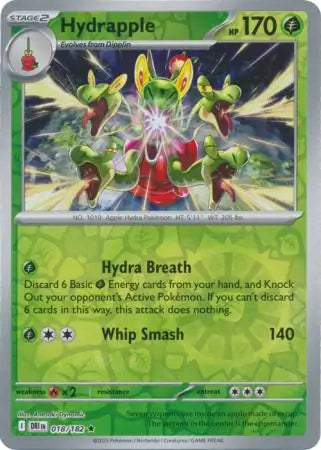 018/182 Hydrapple Reverse Holo Destined Rivals Pokémon Card