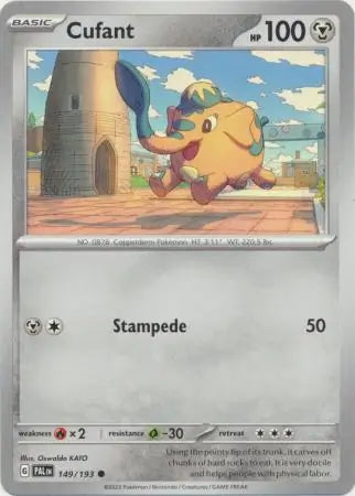 149/193 Cufant Paldea Evolved Pokémon Card
